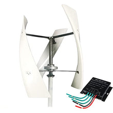 AISINILALAO 12V 24V 48V Household Wind Energy Wind Turbine Generator, 5000W with Free Charging Controller + 220V with Solar Cell System for Household Farm,48v
