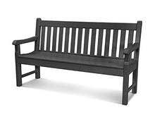 POLYWOOD RKB60BL Rockford 60" Bench, Black