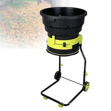 LwiftGal Electric Leaf Mulcher Compost Shredder, Garden Leaf Crusher with Wheels and Storage Bag,8000 RPM Electric Chipper,for Yard Cleanup, Composting Standardconfiguration