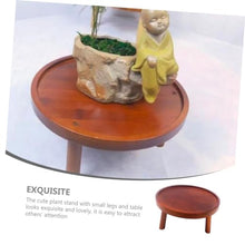 YYBOES Solid Wood Flower Stand Plant Pedestal Wooden Crafts Rustic Plant Stand Bonsai Pot Pedestal Wood Pedestal Stand Household Vase Stand Flower Pot Holder Planter Stand for Home
