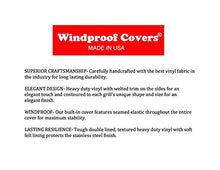 Windproof Covers 54 inch Heavy Duty Premium Vinyl Grill Cover to fit Wolf Built-in Grill