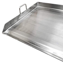 36" x 20" Superior HD Stainless Steel Griddle Flat Top Plancha Grill for Triple Burner Stove Extra Rib Bottom