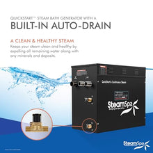 SteamSpa Black Bluetooth Generator Kit 12K Matte Black