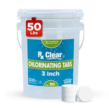 Rx Clear 50 lbs 3" Chlorine Tablets & 48 lbs Super Shock Kit