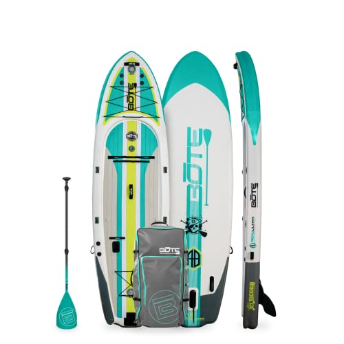 BOTE Rackham Aero Inflatable Paddle Board Blow Up iSUP 11 Foot Full Trax Jade