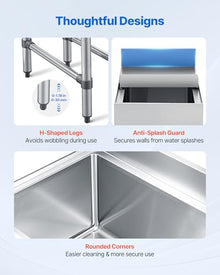 VEVOR Commercial Ice Bin, 39.6 Qt Max Capacity, 12 x 24 x 33 Inch Stainless Steel Ice Chest with Sliding Lid, 24H Long-Lasting Insulation, Cooler Cart Cocktail Unit for Bar Restaurant Pub, NSF