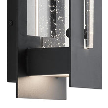 Kichler River Path LED Outdoor Wall Sconce Light, Black