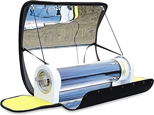 CHIPEL Solar Powered Camping Grills, Foldable Solar Grill Stove Made of Stainless Steel, Cooking in the Sun, The Temperature Can Reach 120-330 °C, for Camping Cooking Outdoors