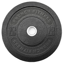 French Fitness Olympic Bumper Plate Set w/7 ft Olympic Bar 325 lbs + Bench (New)