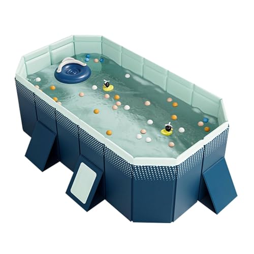 FANYING Rectangular Foldable PVC Swimming Pool for Home Use, Thickened, for Relaxing and Refreshing at Home,210cm