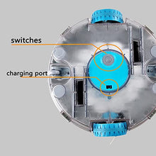 Automatic Pool Cleaner, Powerful Robotic Pool Vacuum, with Rechargeable Battery, Easy to Clean Filter Cartridges, Cordless, for Above/In-ground Swimming Pool Cleaning
