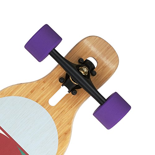 Loaded Boards Dervish Sama Bamboo Longboard Flex 1 with Orangatang Durian 75mm/83a Wheels