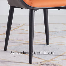 UWYTGF Modern Nordic Style Set of 8 Waterproof Pu Leather Dining Chairs with Metal Legs for Office Lounge Dining Kitchen Bedroom Blue,Bule