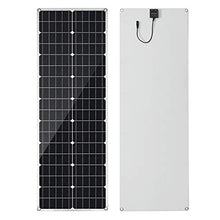 100W Solar Panel Kit Complete 12V Semi-Flexible Solar Panel Cell Charger for Car Boat Camping Battery Charger