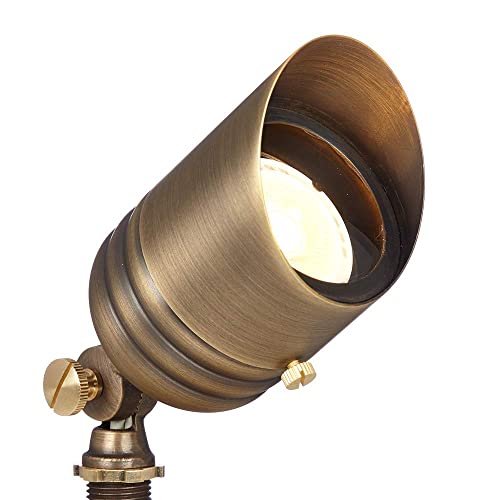VOLT 20-Pack 12V Fat Boy Bronze Outdoor Spotlight & 5W 3000K MR16 LED Bulb