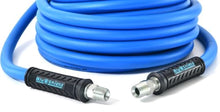 The Slayer Hybrid Pressure Washer Hose 1/2" | 3500 PSI, Kink Resistant, Non-Marking, Lightweight, 1/2" Male NPT, Blue Replacement for Hydrotek, Hotsy, Landa, Mi-T-M (200 Ft)