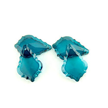 JUIYU Chandelier Crystal Prisms Pendants Z_ircon Blue Crystal Glass Chandelier Crystal Maple Leaf Crystal Hanging Pendant 38mm-76mm Chandelier Crystal Prisms Pendants (Color : 63mm 100pcs)