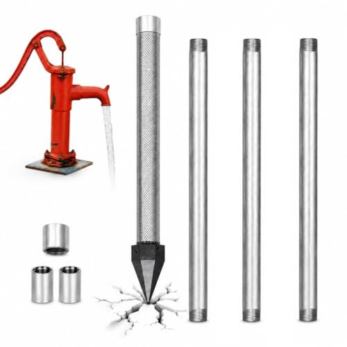MIRRSSET Sand Point Well Kit, Well Drive Point, 1-1/4 in 3+1kit