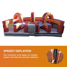 JumpOrange Shadow Obstacle Course Bounce House Inflatable with Blower Piece 4