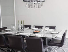 36" x 48" Tempered Glass Table Top with 3/8" Thickness, Pencil Polished Edge and Safety Corners Clear Surface Replacement for Dining, Coffee or Office Tables Scratch Resistant