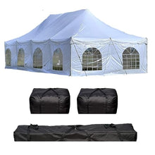 DELTA 40'x20' PVC Fire Retardant Heavy Duty Party Tent White