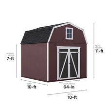 ShedMaster Westfield 10x10 Do-It-Yourself Wooden Storage Shed with Floor Kit - Does not Include Paint or Roofing Shingles