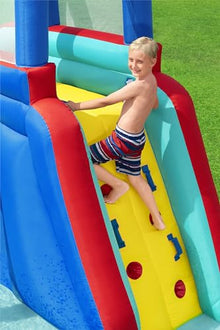 Bestway H2OGO! Waterfall Waves Mega Water Park Inflatable Slide and Pool