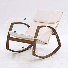 ASDNN Outdoor Garden Recliner Birch Lounge Chair Armchairs with Removable Cushion Sun Loungers Padded Seat for Patio Porch，6 Style (Color : Gray-a, Size : A)