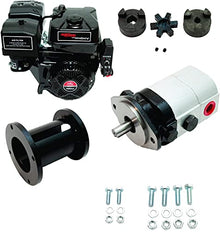 Tool Tuff Log Splitter Build Kit - 15 hp Electric-Start Engine, 22 GPM Pump, LO100 Coupler, Mount, Hardware