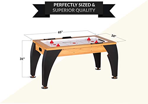 PUCK Sphynx 5-Foot Air Hockey Table Brown