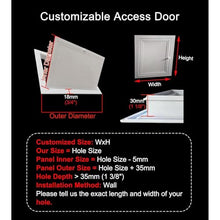 DONGYUE Commercial Recessed Metal Access Panels, Fire Rated Attic Access Door/Wall Hatch Cover Plate, Drywall Inspection Panel for Ceilings, Electrical, Plumbing(22x30in)
