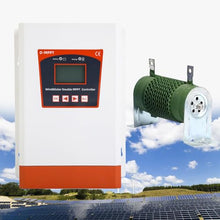 Fablestoryem 12000W Wind Solar Hybrid Charge Controller, 12V/24V/48V Regulator Dual MPPT Wind Solar Hybrid Boost Controller, for Wind Turbine Generator Charger Battery, Solar Controller,12V/24V Auto