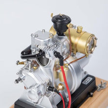 OKMO Hit and Miss Engine Model, 185-Type Micro Single-Cylinder 4-Stroke Gasoline Engine Model for Classic Vintage Tractor (Generator Version)