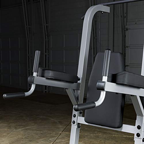 Body-Solid GVKR82 Vertical Knee Raise Machine Gray