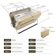 Portable Mini Oven Home Outdoor Camping Barbecue Rack Box Portable Charcoal Barbecue Oven