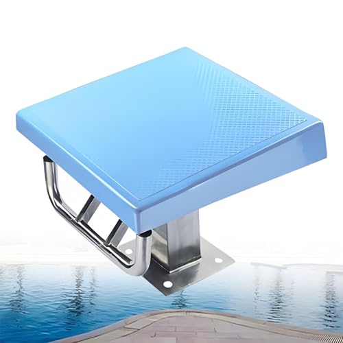 AiODiO Swimming Pool Diving Board,Heavy Duty Competition Training Pool Diving Platform,Non Skid Surface, Load Capacity 250kg/550lbs, and 15° Incline ，for Competition Training
