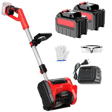 HYUIO Cordless Electric Snow Blower,Handheld Cordless Electric Snow Shovel,Cordless Handheld Electric Snow Thrower,with Adjustable Telescopic Pole,B