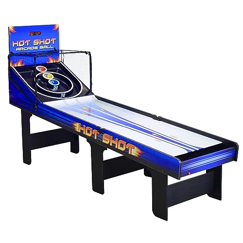 Hathaway Hot Shot Arcade Ball Roll and Score Machine Table Blue