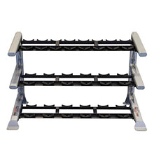 Body-Solid SDKR1000SD 3-Tier Saddle Dumbbell Rack Grey/Black