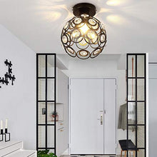 FidemM Lamp Nordic Net Red Crystal Aisle Corridor Staircase Porch Entrance Hall Balcony Led Ceiling Lamp