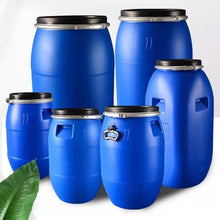 Large Plastic Bucket with Lid Food Grade Air Tight Industrial Container Multifunctional Shipping Container Rain Barrel Alternative for Restaurant Home Factory Brewing(42 Gallon)