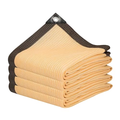 90% Sun Shade Cloth with Grommets, Resistant Garden Sun Shade Netting, Heat Insulation UV Resistant Shading Net, Sunblock Shade Cloth Outdoor HDPE Material