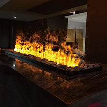 Bedroom Fireplace Length 70.2 to 47.2 Inches Electric Fireplace Freestanding Heater Flame Effect Fireplace with Touch Screen Buttons, Metal Panel, No Need to Reserve Vents Fireplace Heater(L 47.2Inche