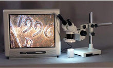 AmScope Binocular Stereo Microscope WH10x Eyepieces 5X-45X Magnification White