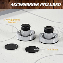 Barrington Billiards Urban 7' Air Hockey Table with Pusher & Puck Set Brown/Gray