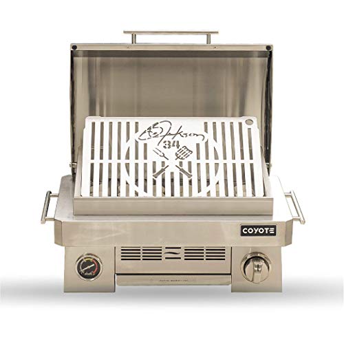 Bo Jackson Signature Portable Gas Grill by Coyote Outdoor - C1PORTLPBO, Grilling on The Go, Camping, Tailgating