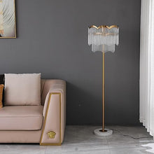 SONGCHAO Reading Light Creative Fashion Glass Decorative Lamp Hotel Suite Bedroom Bedside Lamp European Living Room Floor Lamp Floor Lamps for Living Room