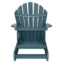 highwood AD-KITCHL6-NBE Hamilton Folding and Reclining Adirondack Chairs, 2-Piece Set, Nantucket Blue
