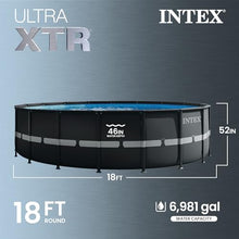 INTEX Ultra XTR 18ft x 52in Above Ground Swimming Pool Set Bundle