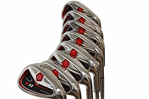 Swift Speed Big & Tall Black Iron Set +2" Custom XL XXL Golf Clubs Power Back T11: 4, 5, 6, 7, 8, 9, Pw + Free Sw
